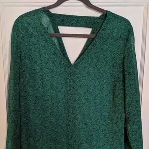Cabi bountiful blouse emerald green 2017